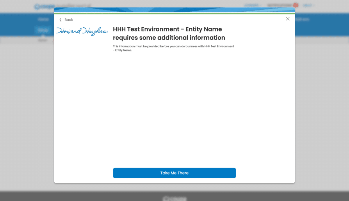 A screenshot of Step 4 of How to Register to Connect with HHH as an existing customer