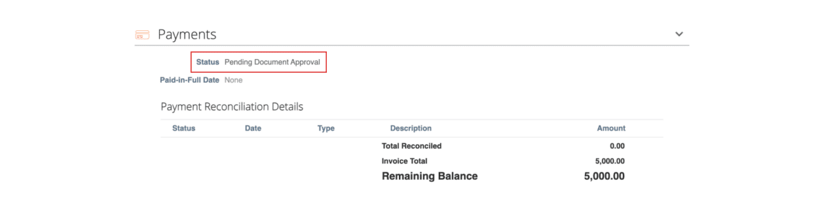 A screenshot of Step 4 of How to Check Invoice Status