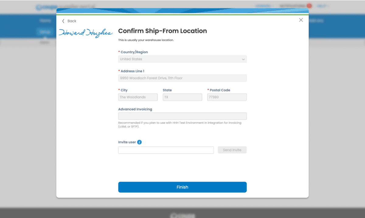 A screenshot of Step 8 of How to Register with Coupa in the Coupa Supplier Portal